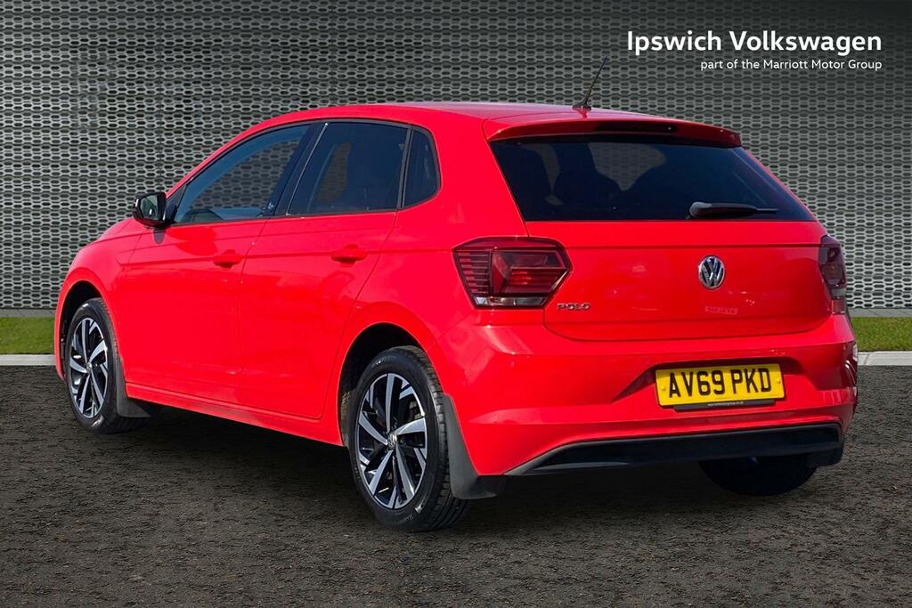 Volkswagen Polo 1.0 Evo Beats Hatchback Euro 6 AV69PKD Red #3