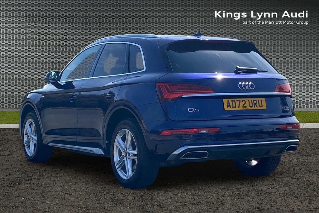 Audi Q5 2.0 Tdi 40 S Line Suv S Tronic Quattro AD72URU Blue #3