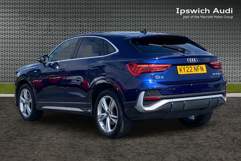Audi Q3 1.4 Tfsie 45 S Line Sportback Plug-in H KY22NFN Blue #3
