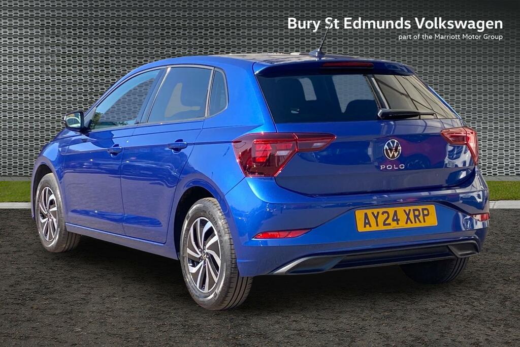 Volkswagen Polo 1.0 Tsi Life Hatchback Euro 6 S AY24XRP Blue #3