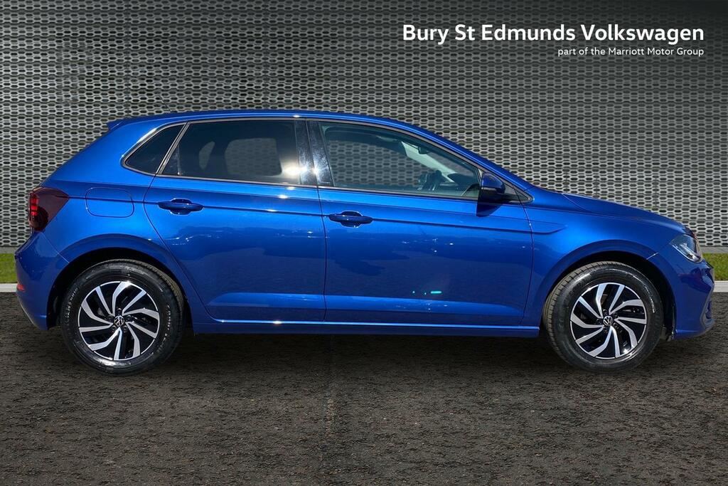 Volkswagen Polo 1.0 Tsi Life Hatchback Euro 6 S AY24XRP Blue #4