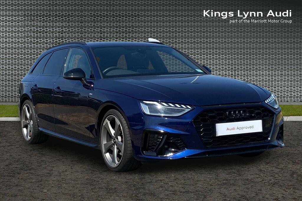 Audi A4 Avant 2.0 Tfsi 35 Black Edition Estate S Tron Blue