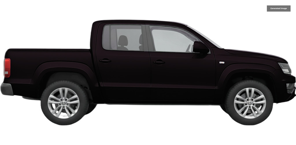 Volkswagen Amarok 3.0 Tdi V6 Highline Pickup Double Cab A Black #4