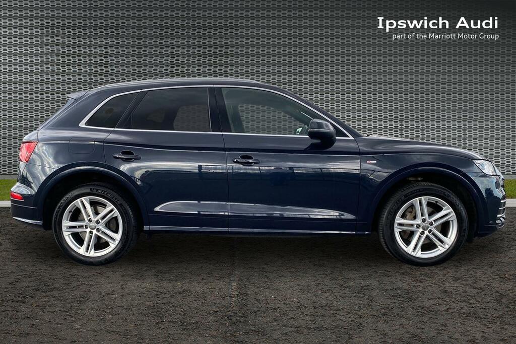 Audi Q5 2.0 Tdi 40 S Line Suv S Tronic Quattro Blue #4