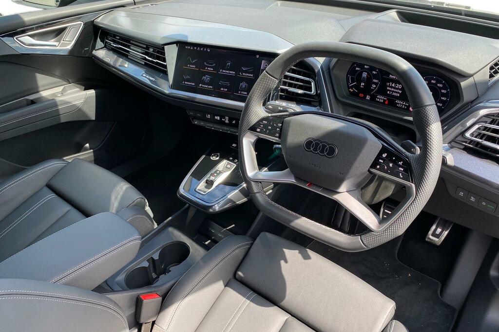 Audi Q4 E Tron 55 Black Edition Suv Quattro 82K Black #6