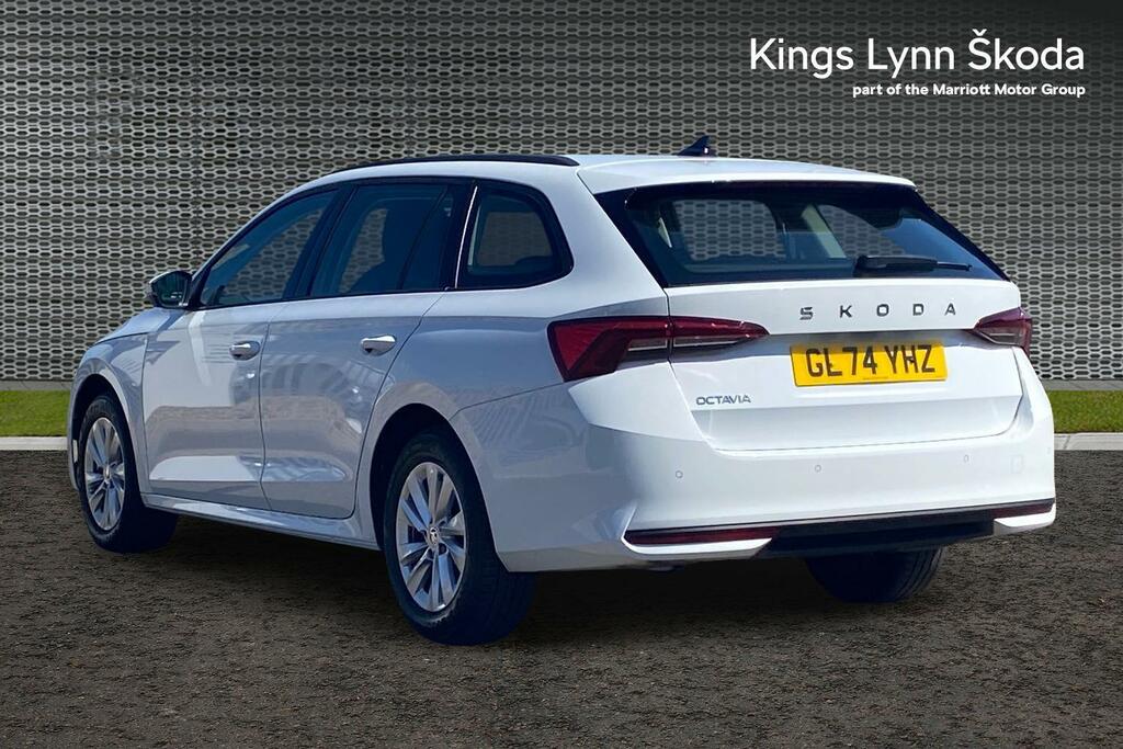 Skoda Octavia 1.5 Tsi E-tec Mhev Act Se Technology Estate Pe White #3