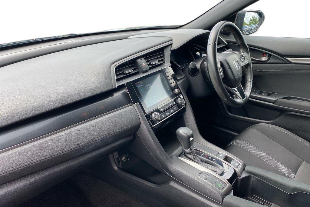 Honda Civic 1.0 Vtec Turbo Sr Hatchback Cvt Euro 6 Black #2