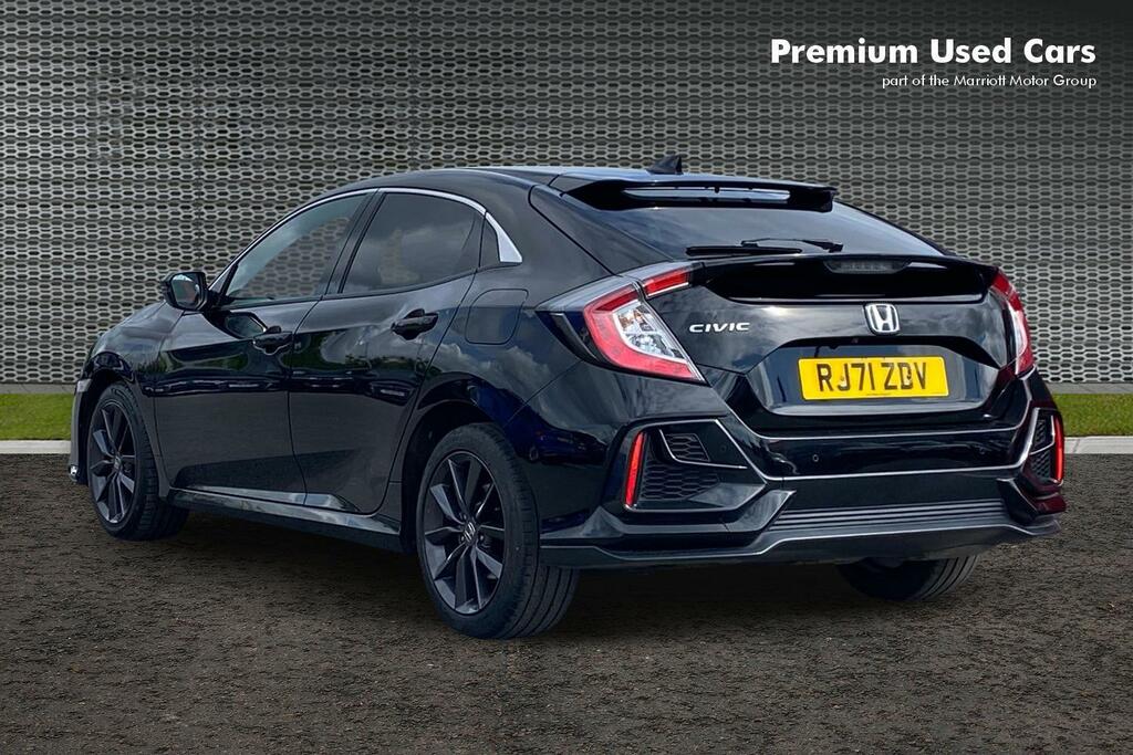 Honda Civic 1.0 Vtec Turbo Sr Hatchback Cvt Euro 6 Black #3