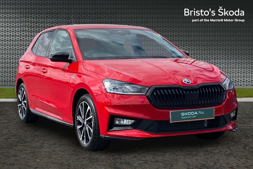 Skoda Fabia 1.0 Tsi Monte Carlo Edition Hatchback D Red
