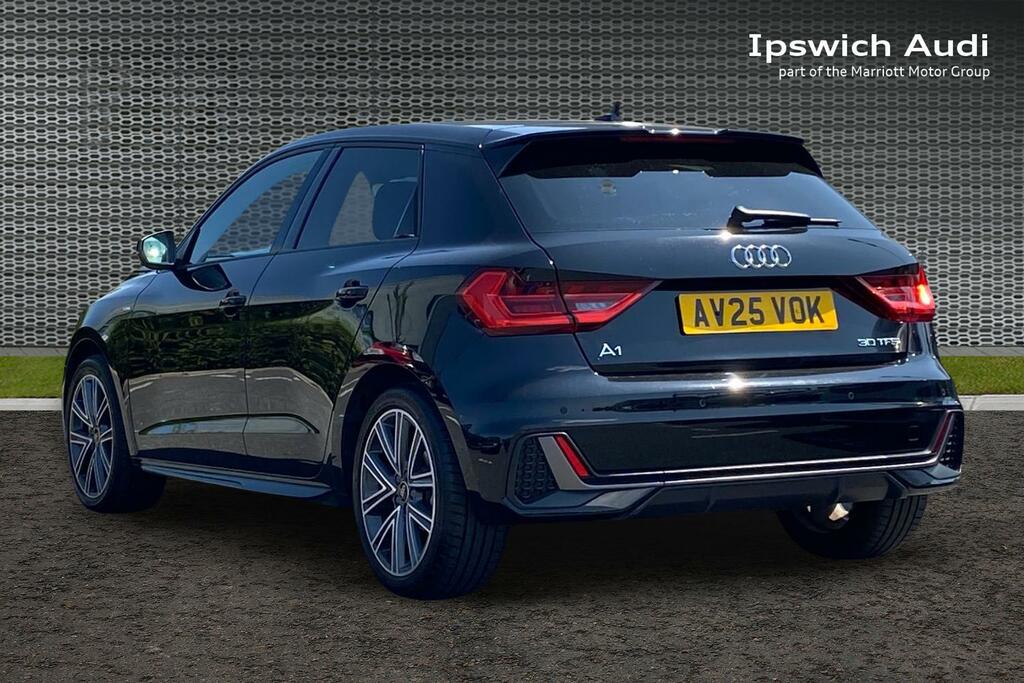 Audi A1 1.0 Tfsi 30 S Line Sportback S Tronic E Black #3
