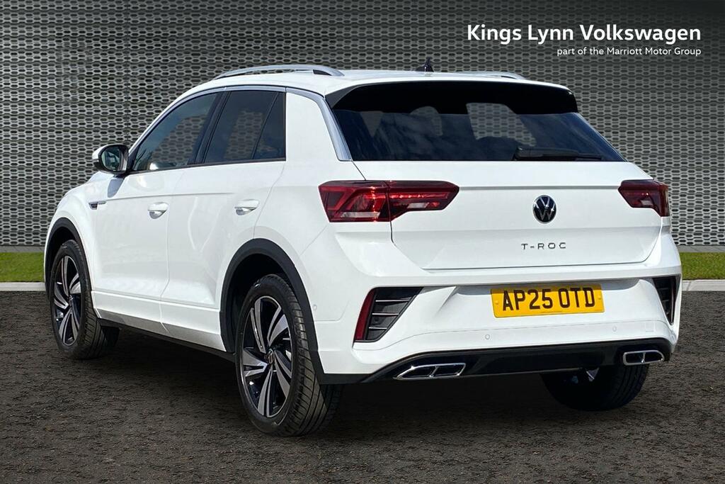 Volkswagen T-Roc 1.5 Tsi R-line Suv Dsg Euro 6 Ss 15 AP25OTD White #3