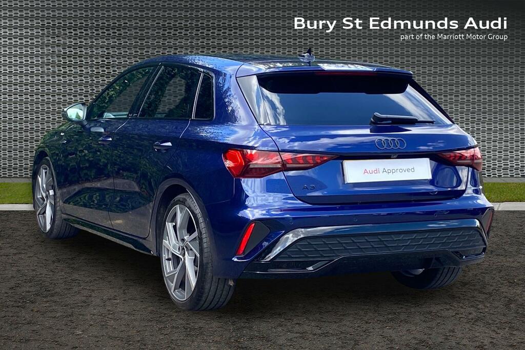Audi A3 1.5 Tfsi Black Edition Sportback S Tron Blue #3
