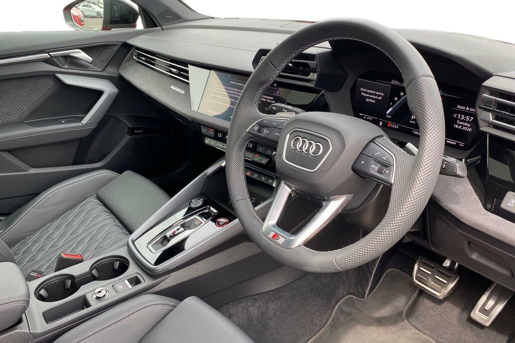 Audi S3 2.0 Tfsi Black Edition Sportback S Tron AX75EZK Red #6