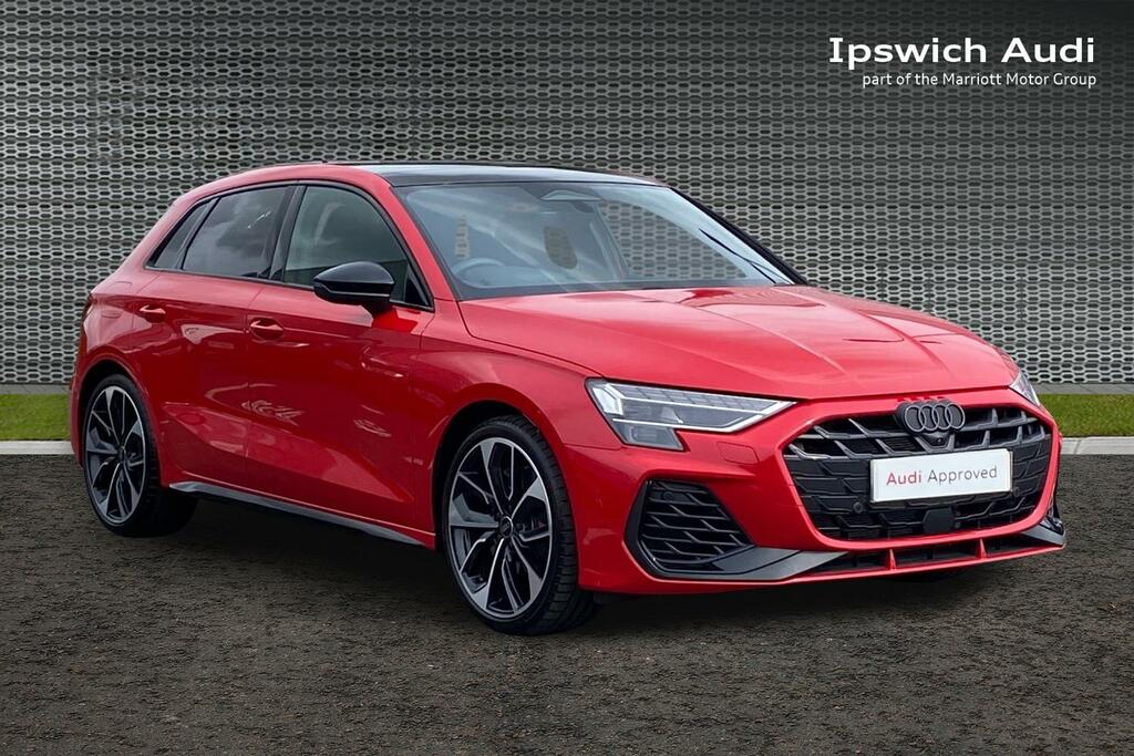Audi S3 2.0 Tfsi Black Edition Sportback S Tron Red