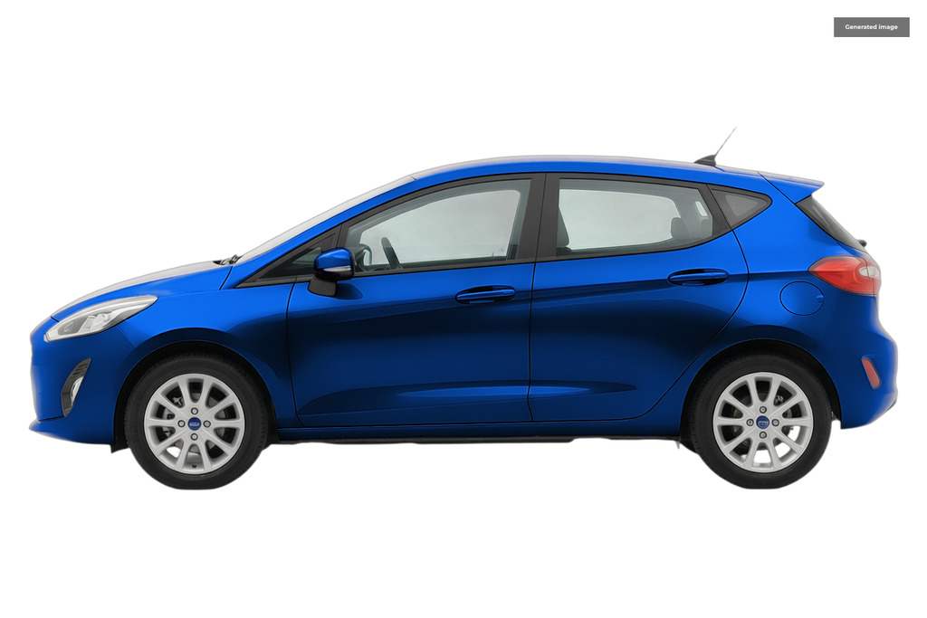 Ford Fiesta 1.0T Ecoboost St-line Hatchback PJ72MFZ Blue #5