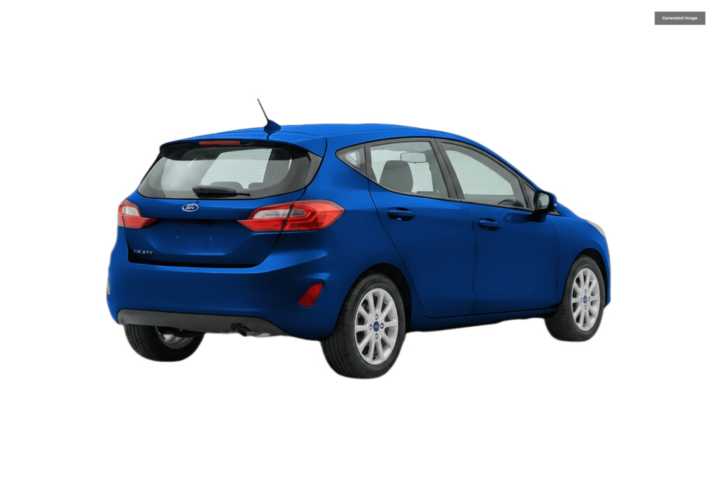 Ford Fiesta 1.0T Ecoboost St-line Hatchback PJ72MFZ Blue #3