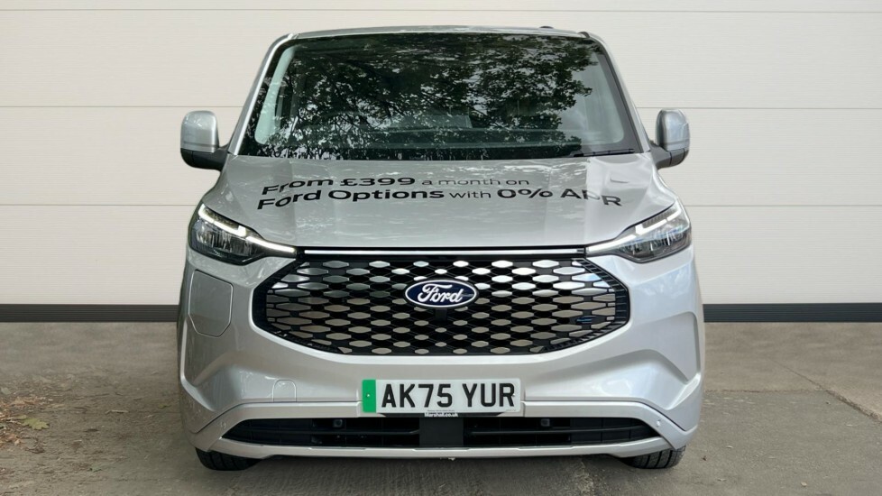 Ford Transit Custom Ford E-transit Custom 320 L1 E 100Kw 65Kwh H1 Van AK75YUR Silver #6