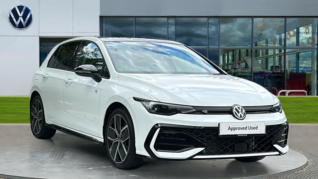 Volkswagen Golf Volkswagen Golf Hatchback 1.5 Etsi 150 Black Editi KR26AUX White