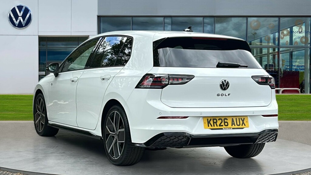 Volkswagen Golf Volkswagen Golf Hatchback 1.5 Etsi 150 Black Editi KR26AUX White #3