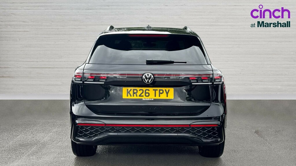 Volkswagen Tiguan Volkswagen Tiguan Estate 1.5 Tsi 272 Ehybrid R-lin KR26TPY Black #4
