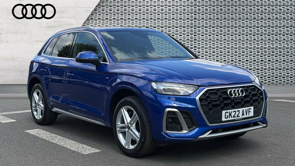 Audi Q5 Q5 45 Tfsi Quattro S Line S Tronic GK22AVF Blue