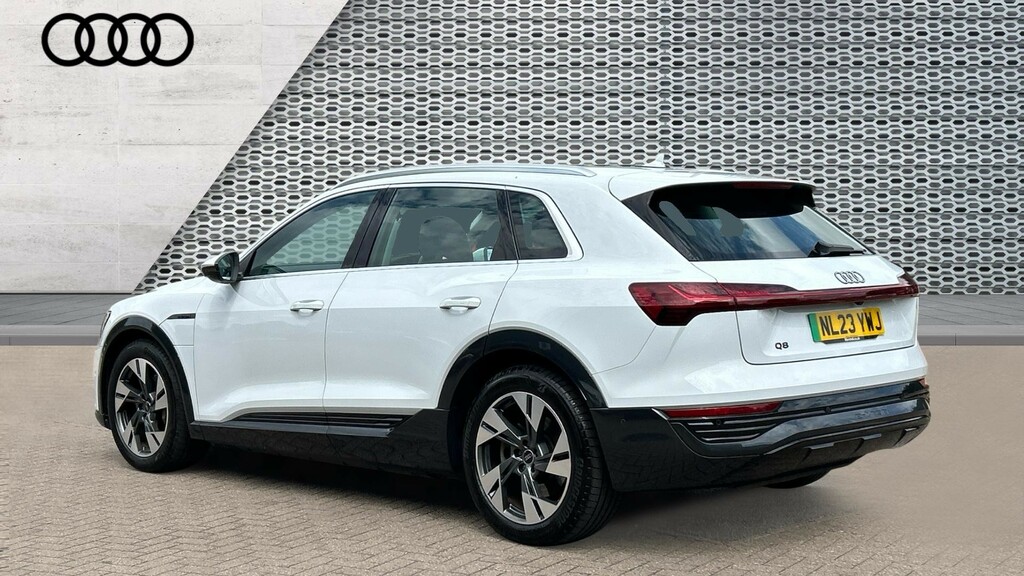 Audi Q8 e tron Q8 250Kw 50 Quattro 95Kwh Sport NL23YWJ White #3