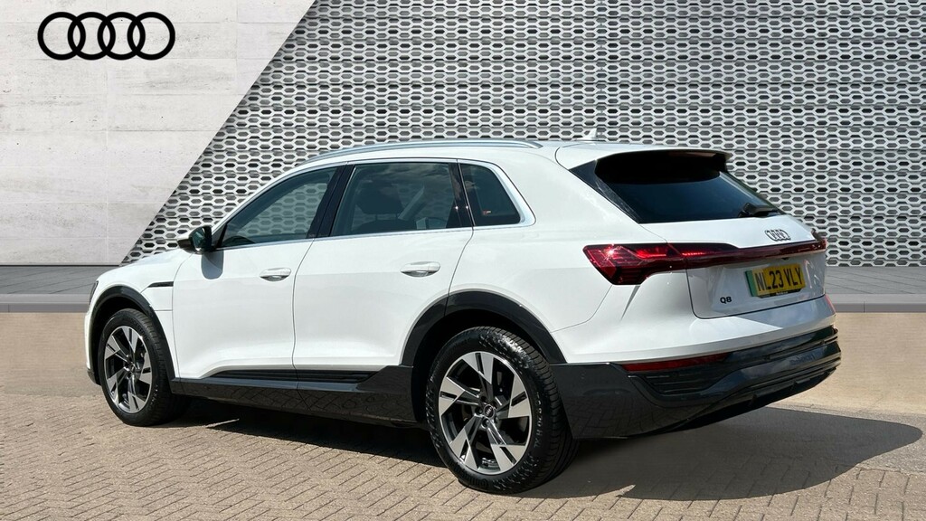 Audi Q8 e tron Q8 250Kw 50 Quattro 95Kwh Sport NL23VLY White #3