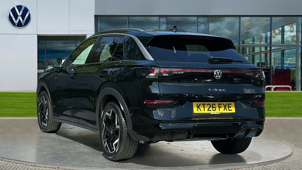Volkswagen T-Roc Volkswagen T-roc Hatchback 1.5 Etsi 150 R-line KT26FXE Black #3