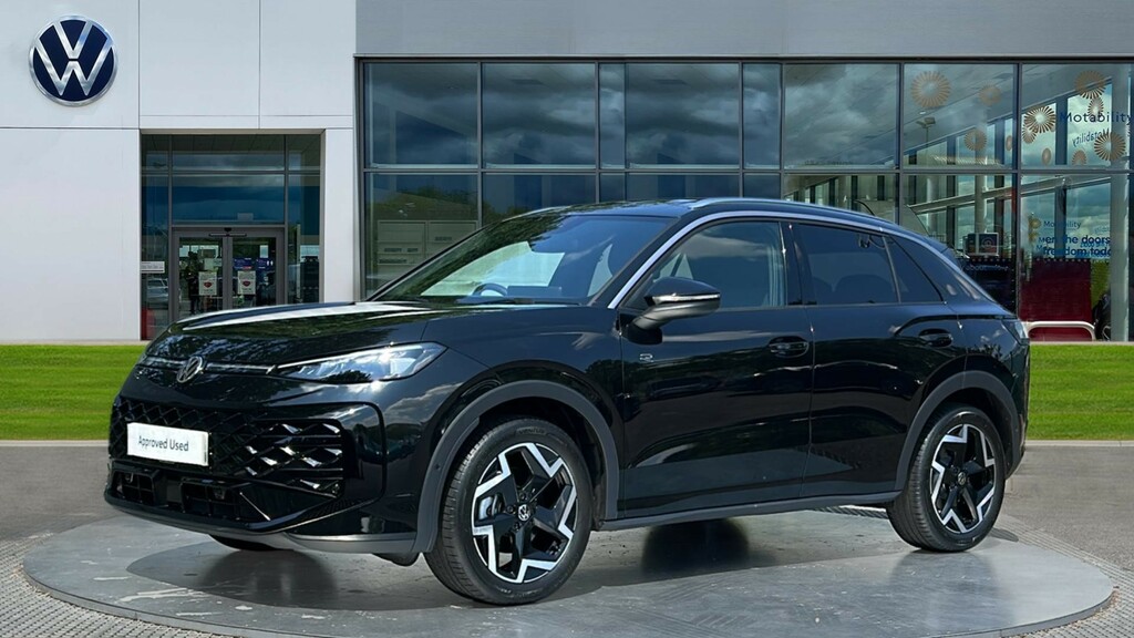 Volkswagen T-Roc Volkswagen T-roc Hatchback 1.5 Etsi 150 R-line KT26FXE Black #6