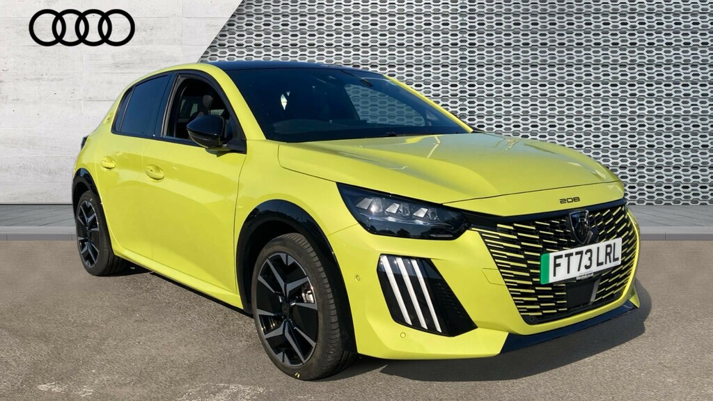 Peugeot e-208 208 115Kw Gt 51Kwh FT73LRL Yellow