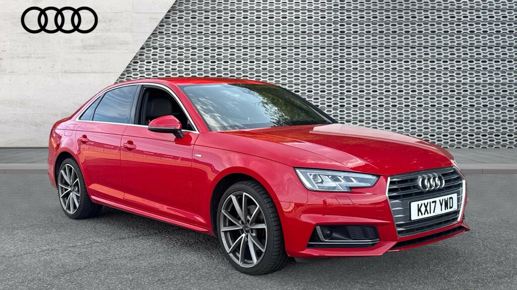 Audi A4 A4 2.0T Fsi S Line S Tronic Red