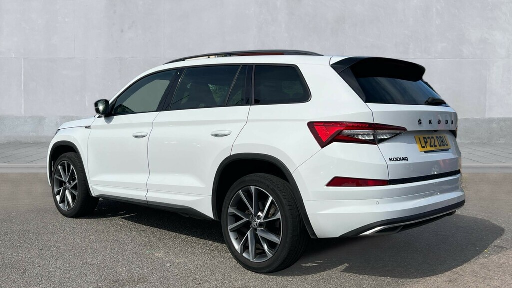 Skoda Kodiaq Kodiaq 2.0 Tsi 190 Sport Line 4X4 Dsg 7 Seat White #3
