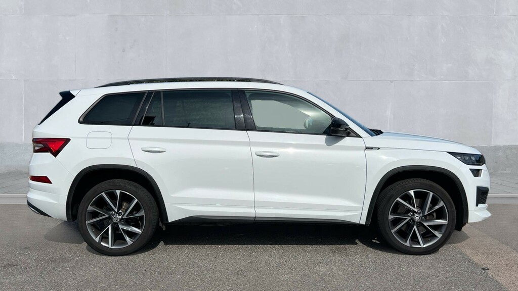 Skoda Kodiaq Kodiaq 2.0 Tsi 190 Sport Line 4X4 Dsg 7 Seat White #4