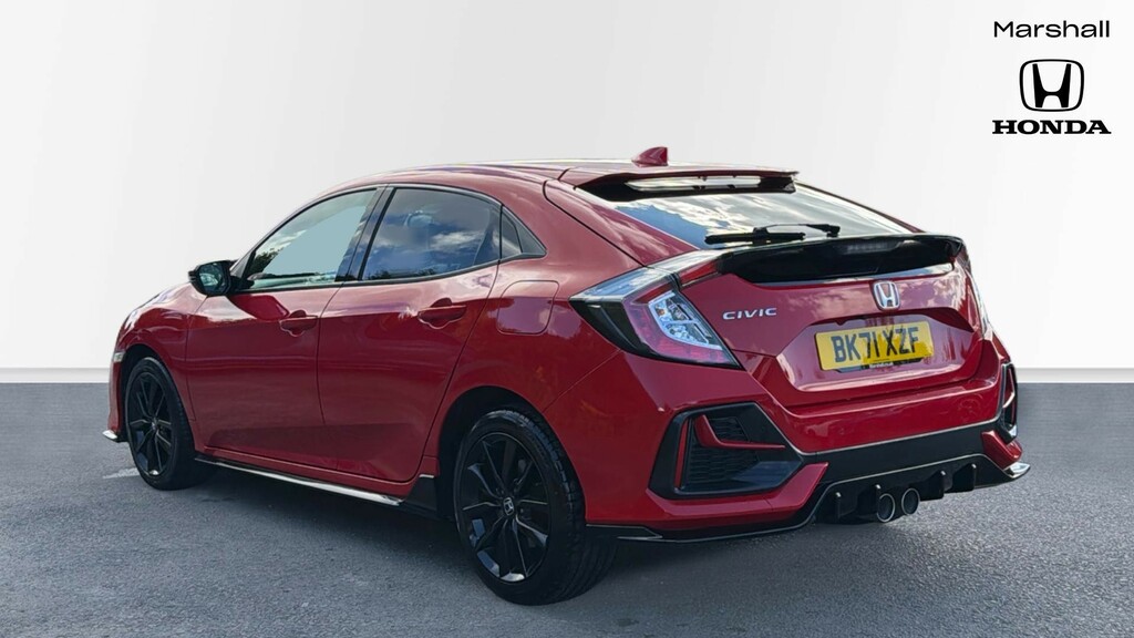 Honda Civic Civic 1.5 Vtec Turbo Sport Red #3