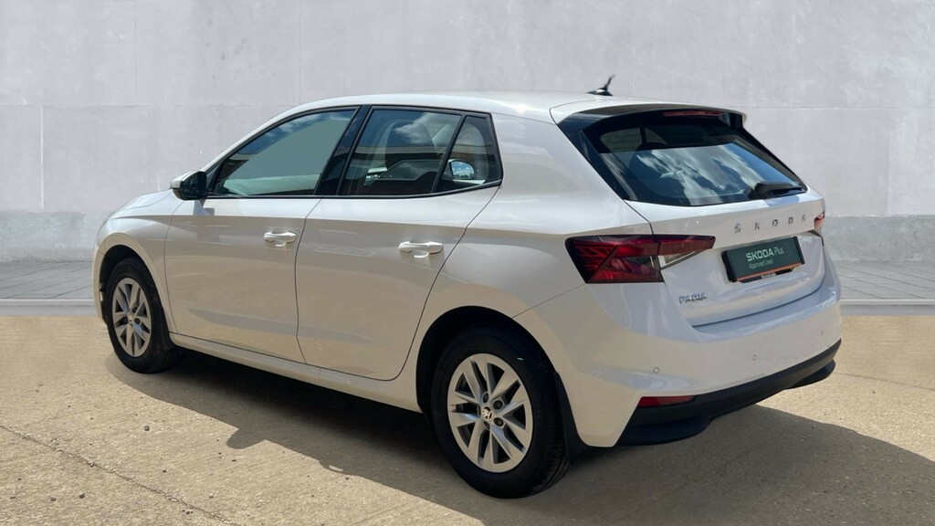 Skoda Fabia Fabia 1.0 Tsi 110 Se Comfort White #3