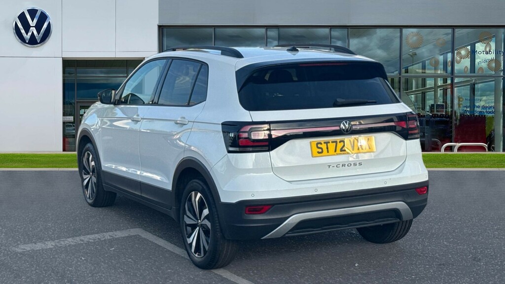 Volkswagen T-Cross T-cross 1.0 Tsi Black Edition ST72VXK White #3