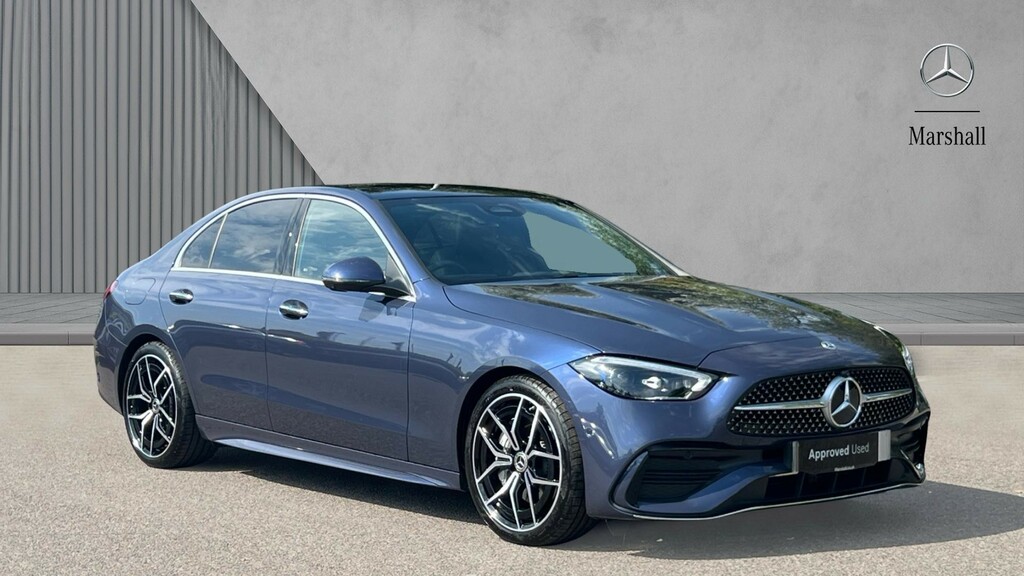 Mercedes-Benz C Class C Class C200 Amg Line Premium Pan Roof 9G-tr Blue