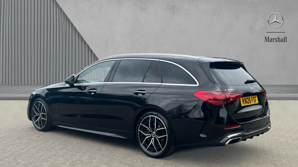 Mercedes-Benz C Class C Class C300 Amg Line Premium Pan Roof 9G-tr Black #2