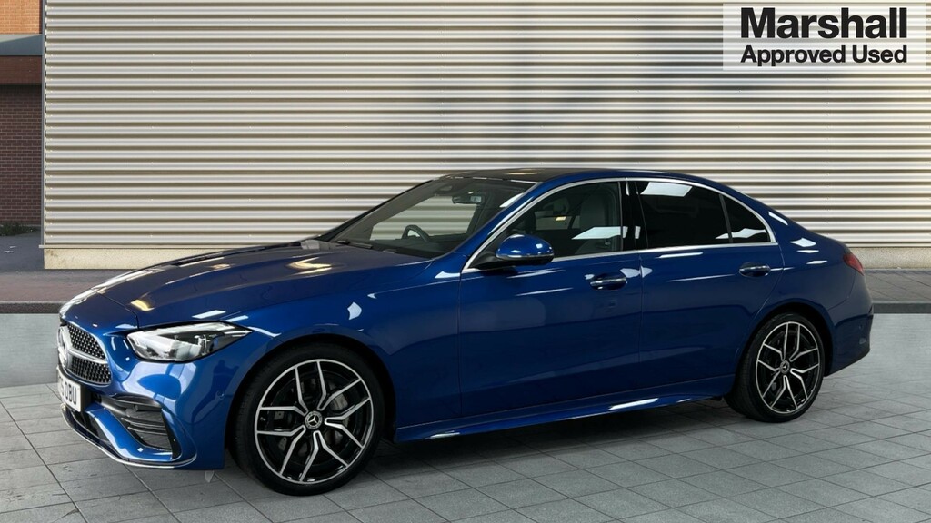 Mercedes-Benz C Class C Class C200 Amg Line Premium Pan Roof 9G-tr Blue #3