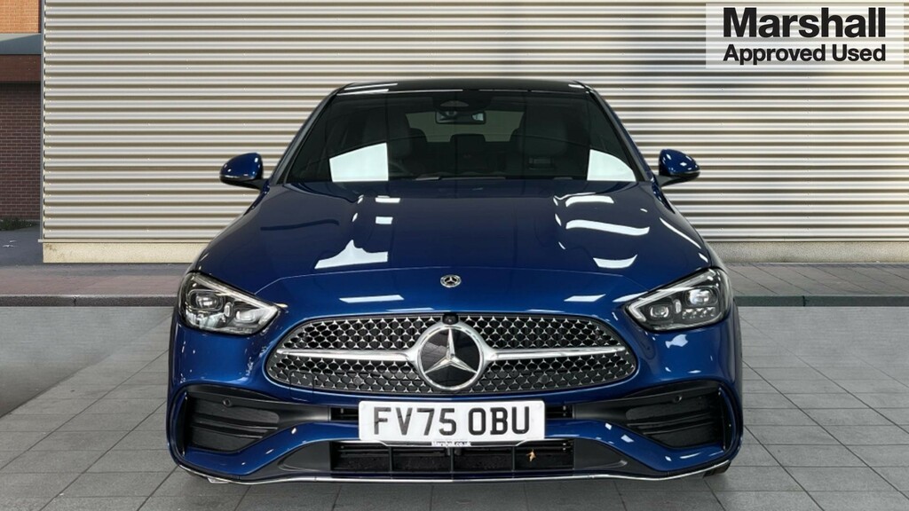 Mercedes-Benz C Class C Class C200 Amg Line Premium Pan Roof 9G-tr Blue #4