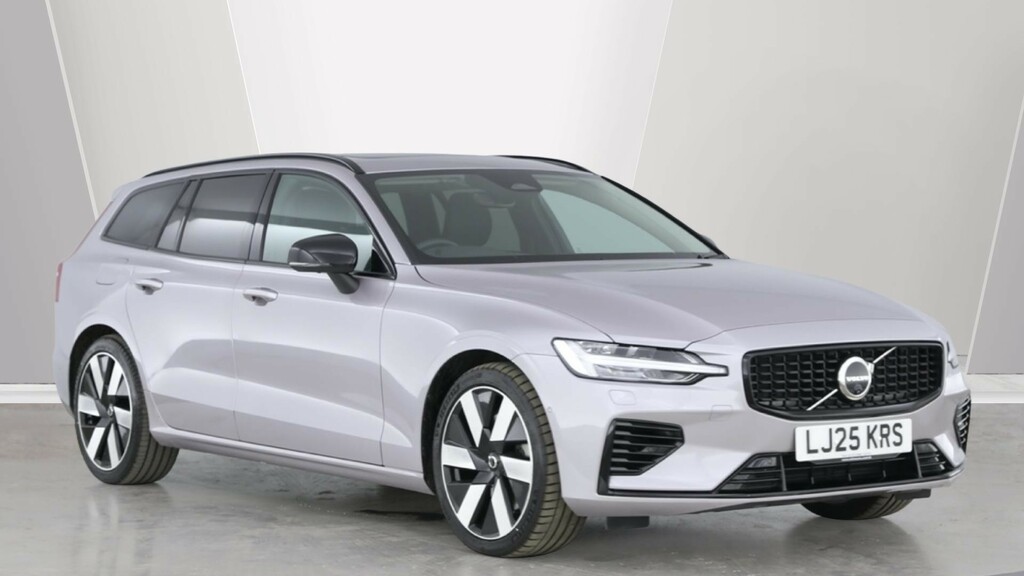 Volvo V60 V60 2.0 T8 455 Phev Ultra Dark Awd Silver