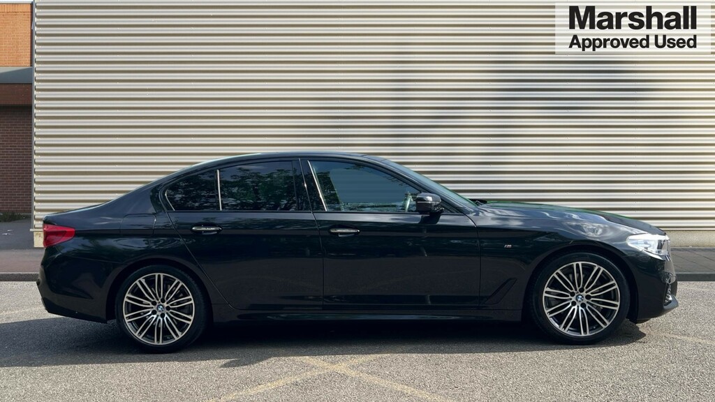 BMW 5 Series 5 Series 520D Xdrive M Sport Black #2