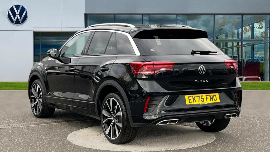 Volkswagen T-Roc T-roc 1.5 Tsi R-line Dsg EK75FNO Black #3