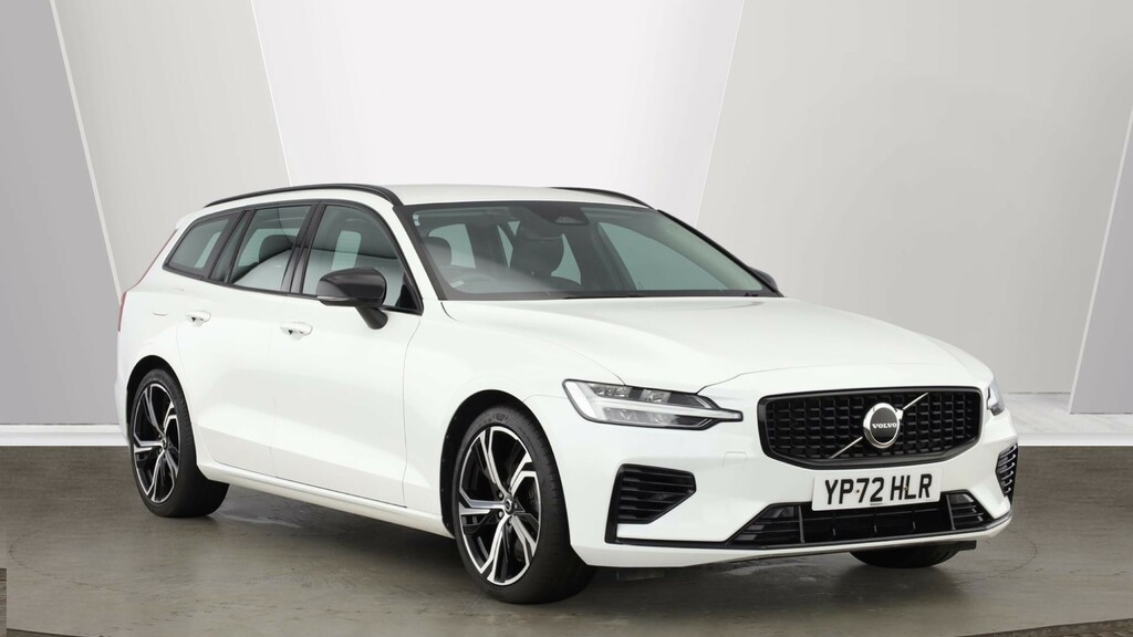 Volvo V60 V60 2.0 T6 350 Recharge Phev Plus Dark Awd A White