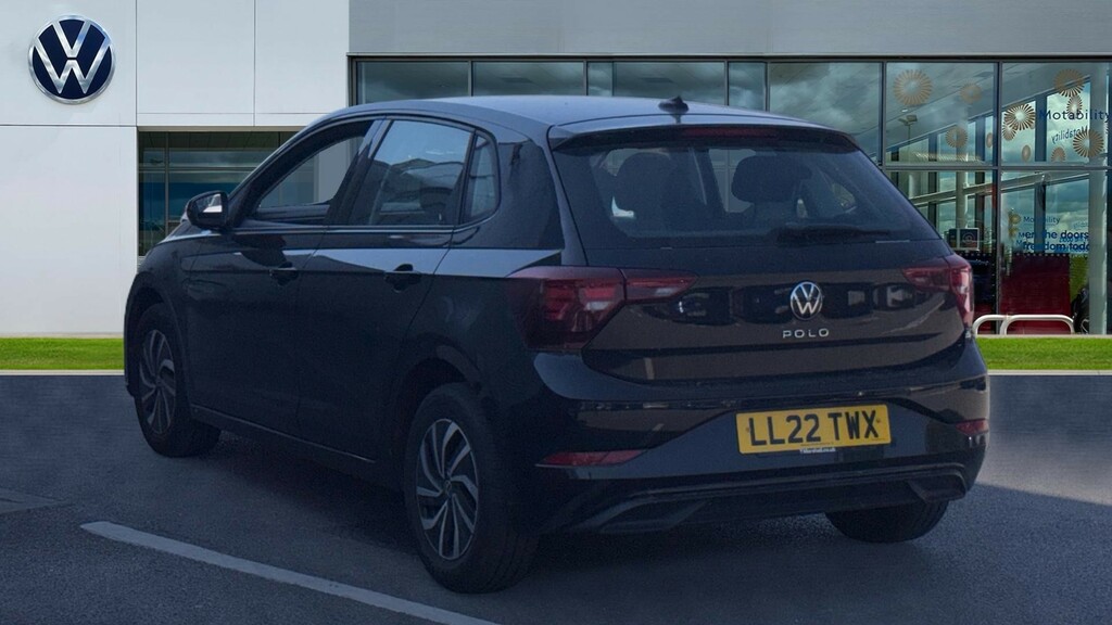 Volkswagen Polo Polo 1.0 Tsi Life Dsg LL22TWX Black #3