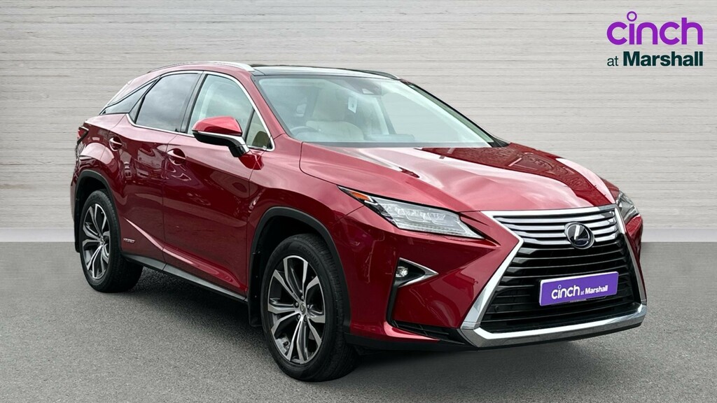 Lexus RX Rx 450H 3.5 Luxury Cvt Red