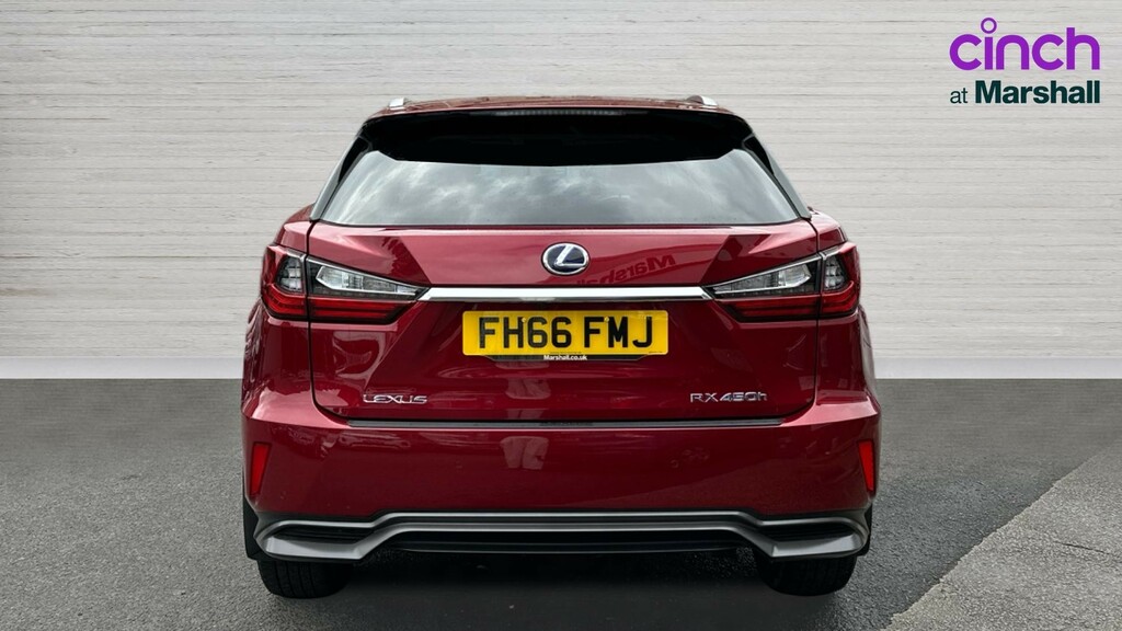 Lexus RX Rx 450H 3.5 Luxury Cvt Red #4