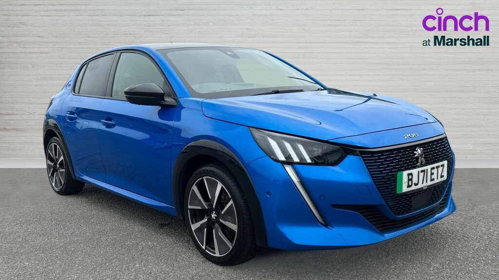 Peugeot e-208 208 100Kw Gt 50Kwh Blue