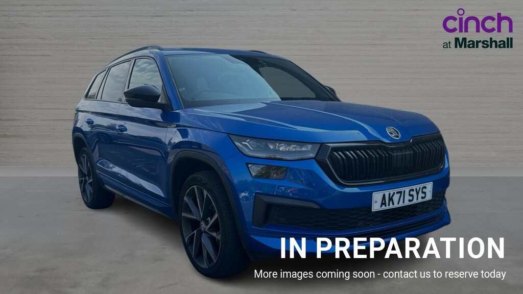 Skoda Kodiaq Kodiaq 2.0 Tdi Sport Line 4X4 Dsg 7 Seat Blue
