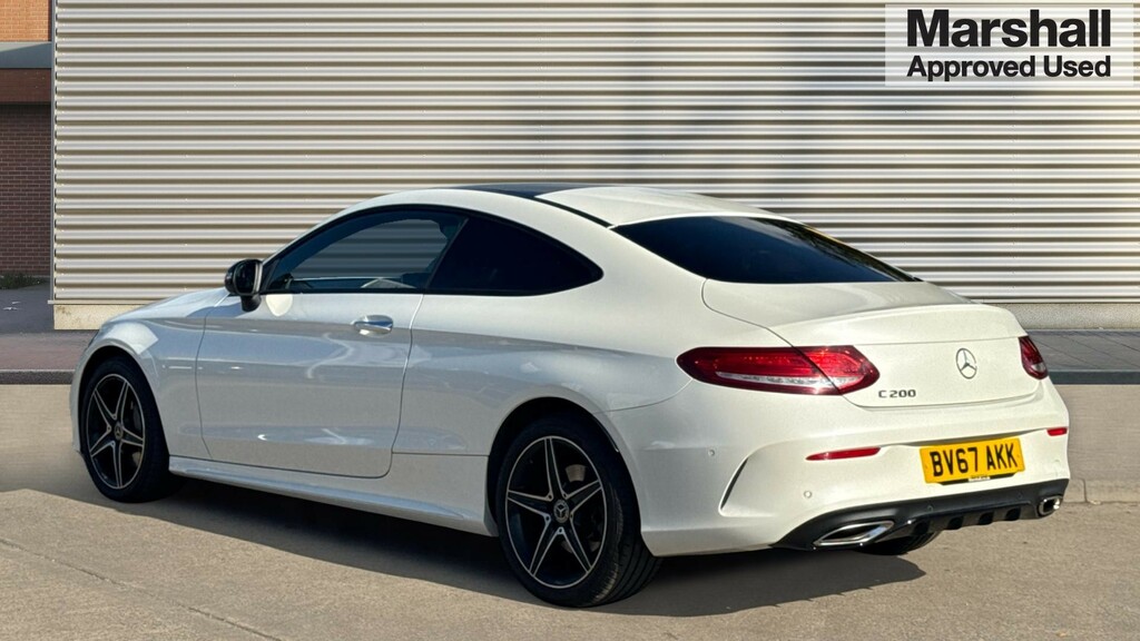 Mercedes-Benz C Class C Class C200 Amg Line Premium 9G-tronic White #5